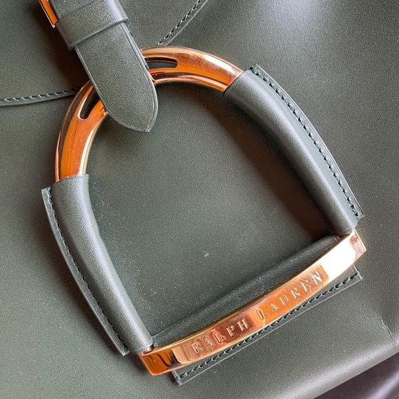 Ralph Lauren Collection Boston Bedford Stirrup satchel bag $3500 - Picture 8 of 11